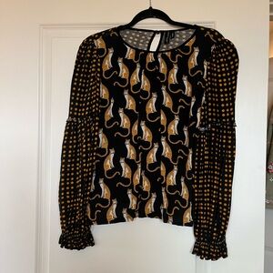 Anthro Bl^nk London Brienz leopard top